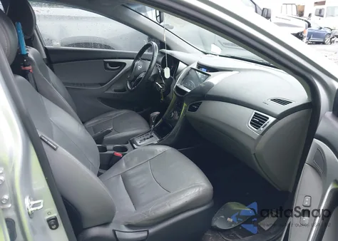 2013 Hyundai Elantra Limited from USA, damaged, VIN KMHDH4AEXDU988314